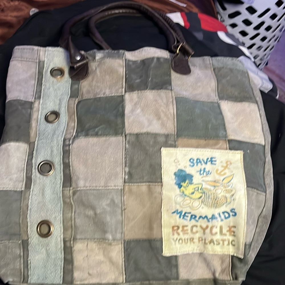Vintage addiction from a distant time tote bag,